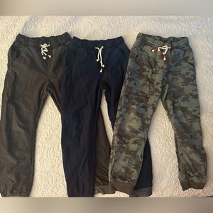 3 pairs of lined pants
